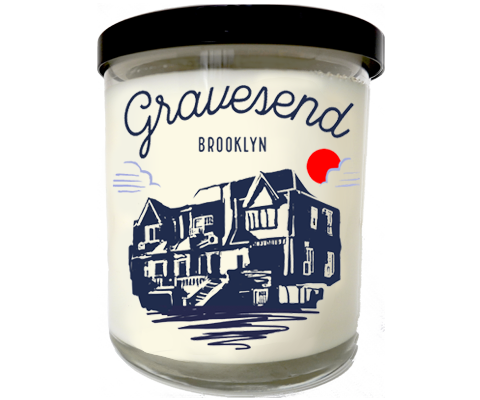 Gravesend Brooklyn Sketch Scented Candle