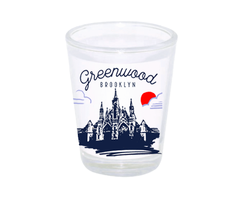 Greenwood Brooklyn Sketch Shot Glass