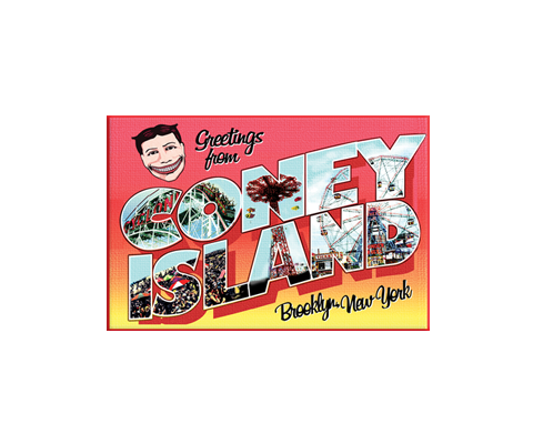 Greetings From Coney Island Brooklyn New York Magnet