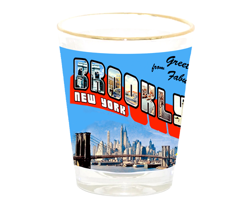 Greetings from Brooklyn Shot Glass