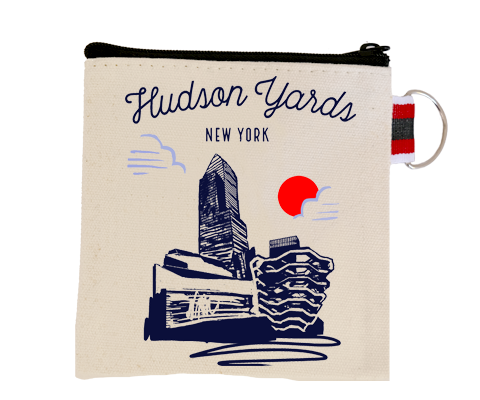 Load image into Gallery viewer, Hudson Yards Manhattan Sketch Coin Purse
