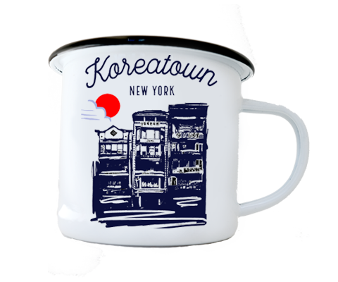 Koreatown Manhattan Sketch Camp Mug