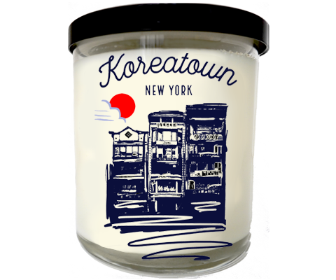Koreatown Manhattan Sketch Scented Candle