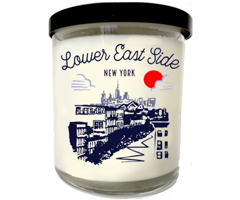 Lower East Side Manhattan Sketch Scented Candle
