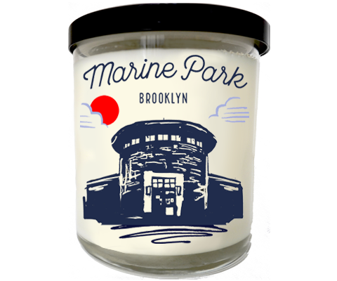 Marine Park Brooklyn Sketch Scented Candle