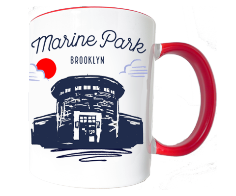 Marine Park Brooklyn Sketch Mug