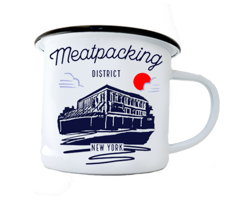 Meatpacking District Manhattan Sketch Camp Mug
