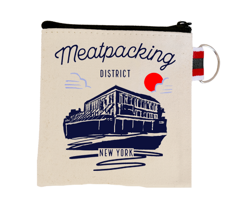 Meatpacking District Sketch Coin Purse