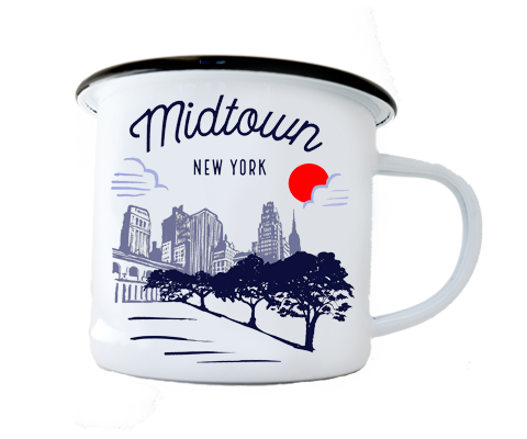 Midtown Manhattan Sketch Camp Mug