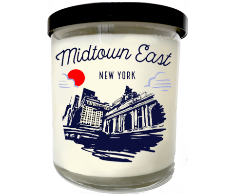 Midtown East Manhattan Sketch Scented Candle