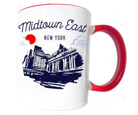 Midtown East Manhattan Sketch Mug