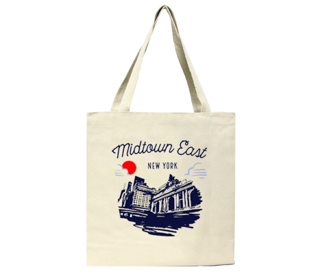 Midtown East Manhattan Sketch Tote Bag