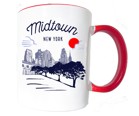 Load image into Gallery viewer, Midtown Manhattan Sketch Mug
