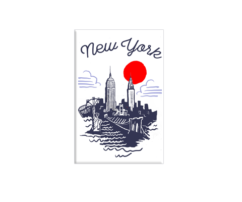 New York City Sketch Magnet