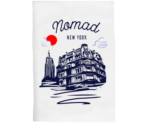 Load image into Gallery viewer, Nomad Manhattan Sketch Kitchen Tea Towel
