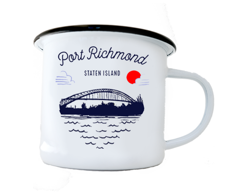 Port Richmond Staten Island Sketch Camp Mug