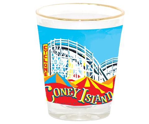 Coney Island Cyclone Icon Shot Glass