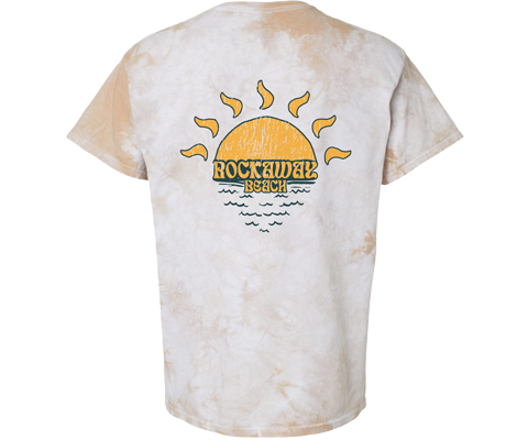 Rockaway Groove Sun Tie Dye Sand Tee