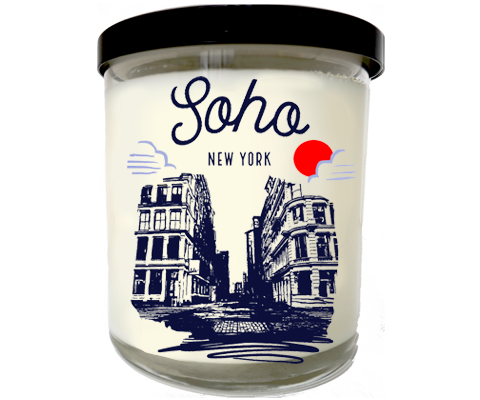 Soho Manhattan Sketch Scented Candle