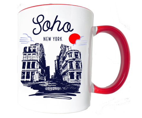 Soho Manhattan Sketch Mug