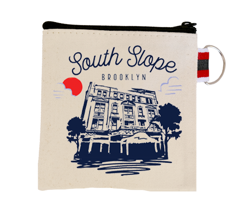 South Slope Brooklyn Sketch Coin Purse