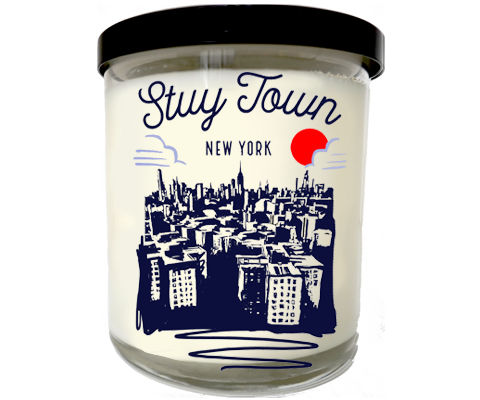 Stuy Town Manhattan Sketch Scented Candle