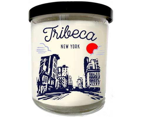 Tribeca Manhattan Sketch Scented Candle