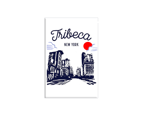 Tribeca New York Sketch Magnet