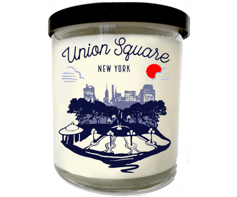 Union Square Manhattan Sketch Scented Candle
