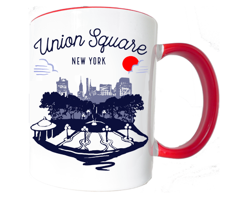 Union Square Manhattan Sketch Mug