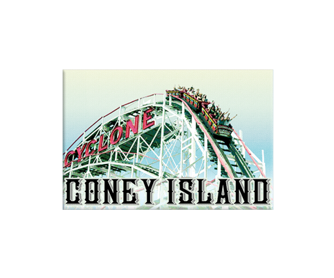 Vintage Coney Island Cyclone Brooklyn New York Magnet