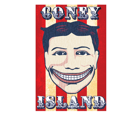 Coney Island Vintage Tillie Postcard