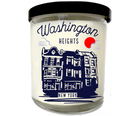 Washington Heights Manhattan Sketch Scented Candle