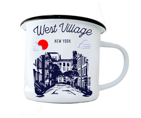 West Village Manhattan Sketch Camp Mug