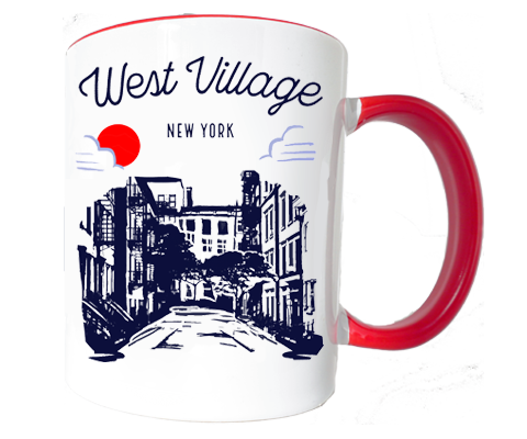 West Village Manhattan Sketch Mug