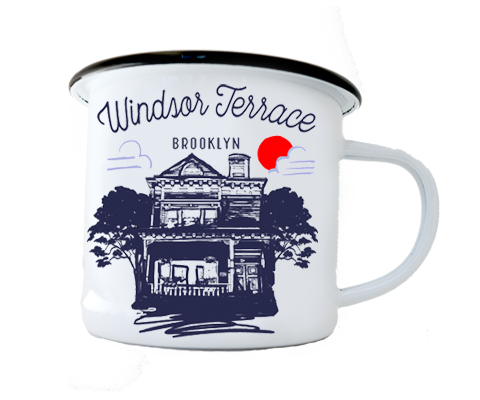 Windsor Terrace Brooklyn Sketch Camp Mug