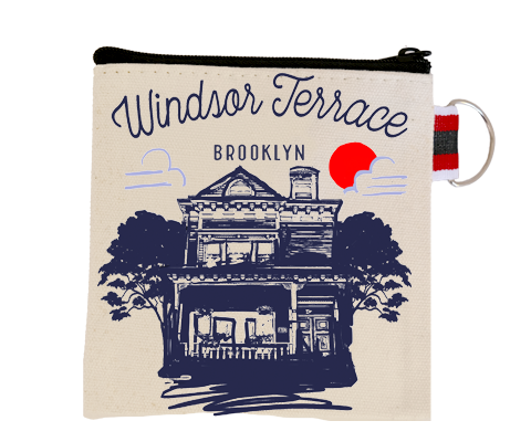 Windsor Terrace Brooklyn Sketch Coin Purse