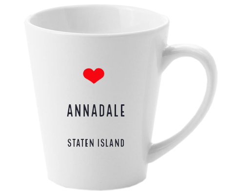Annadale Staten Island NYC Home Latte Mug