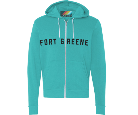 Youth Brooklyn Neighborhood Aqua Sweatshirt- Lots of Neighborhoods Available!