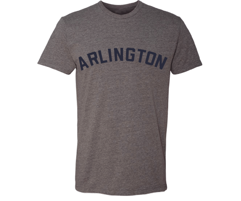 Arlington Staten Island Classic Sport Adult Tee Shirt in Deep Heather Gray