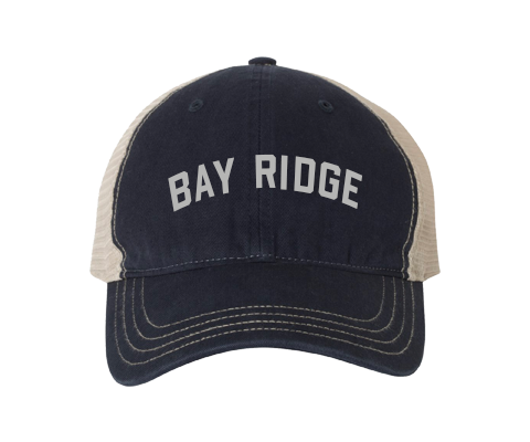 Load image into Gallery viewer, Bay Ridge Brooklyn Classic Sport Vintage Hat in Navy/Vanilla
