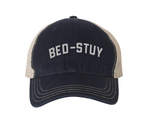 Bed-Stuy Brooklyn Classic Sport Vintage Hat in Navy/Vanilla