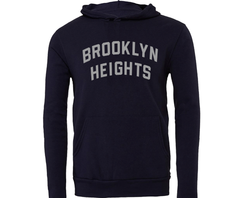 Brooklyn Heights Brooklyn Sport Hoodie with Pocket in Navy