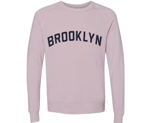 Load image into Gallery viewer, Brooklyn Crew Neck Pullover Sweatshirt in Dusty Rose
