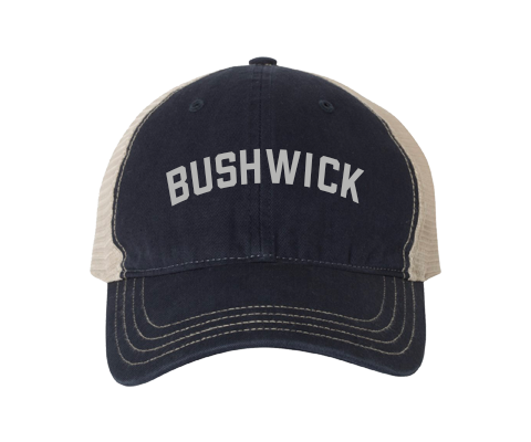 Bushwick Brooklyn Classic Sport Vintage Hat in Navy/Vanilla
