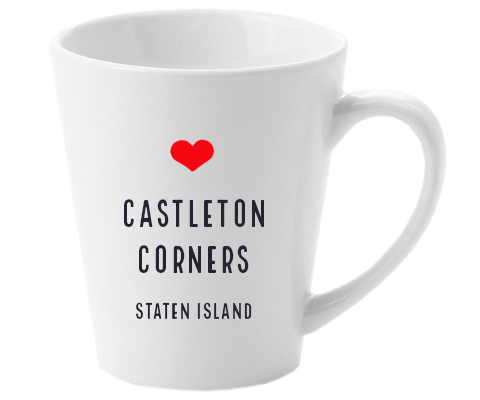 Load image into Gallery viewer, Castleton Corners Staten Island NYC Home Latte Mug
