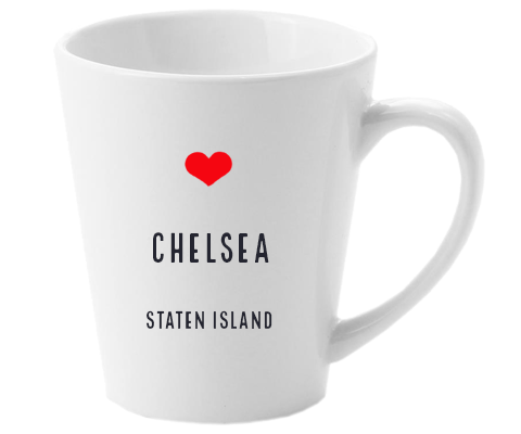 Chelsea Staten Island NYC Home Latte Mug