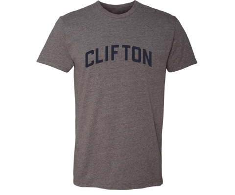 Clifton Staten Island Classic Sport Adult Tee Shirt in Deep Heather Gray