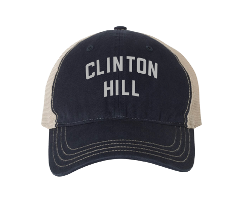 Clinton Hill Brooklyn Classic Sport Vintage Hat in Navy/Vanilla