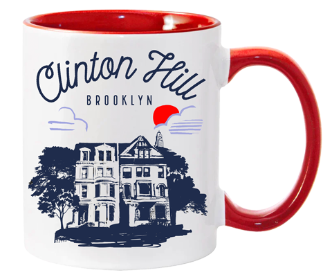 Clinton Hill Brooklyn Sketch Mug